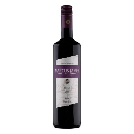 VINHO BRASILEIRO TINTO MEIO SECO MARCUS JAMES MERLOT