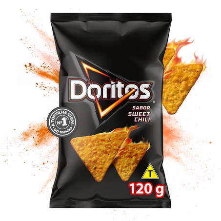 Salgadinho Doritos Sweet Chili Pimenta Adocicada 120G