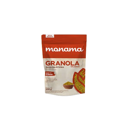 GRANOLA C/MEL FRUTAS/CEREAIS/SEMENTE MONAMA 200 G 
