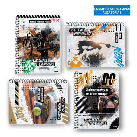 CADERNO CREDEAL PERFORMANCE CD  96F UNID