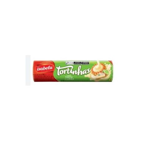 BISCOITO RECHEADO ISABELA TORTINHAS TORTA DE LIMAO 140G