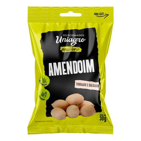Amendoim Salgado Uniagro 30G
