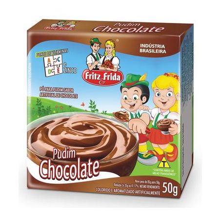 PUDIM FRITZ & FRIDA CHOCOLATE 50G