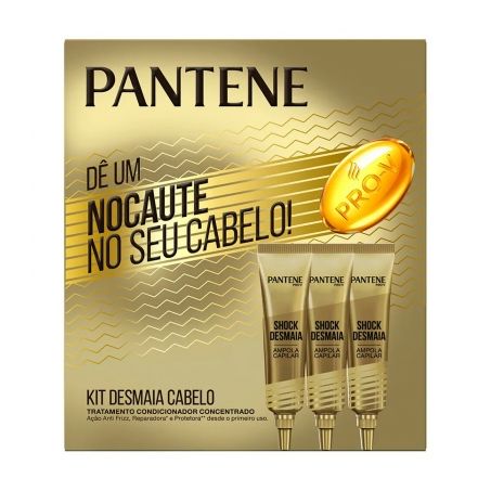 AMPOLA PANTENE 45ML 3UN TRAT KIT NOCAUTE