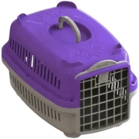 Caixa de Transporte Pata Forte Lilas N°2