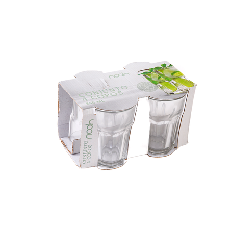 Conjunto de Copos Everest Noah 360ml 4 Unidades