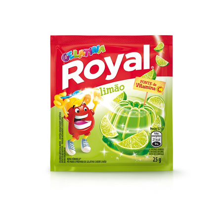 Gelatina de Limão Royal 25G