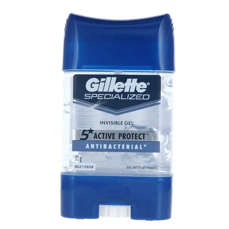Desodorante Gel Gillete 82g Clear Antibacteriano 360-1