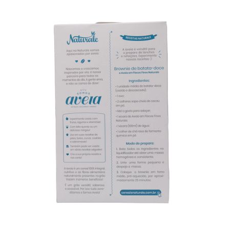 Aveia naturale flocos finos 170g 360-31