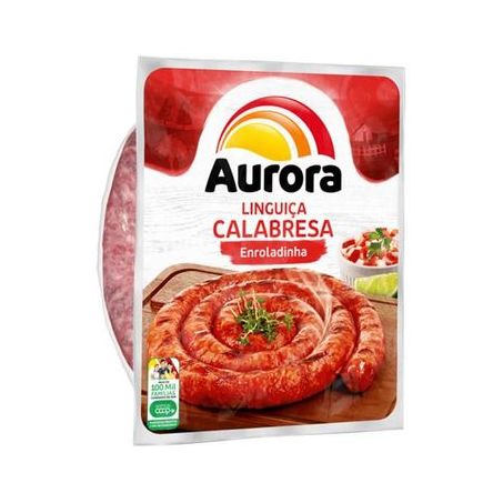 Linguiça Calabresa Enroladinha Aurora Congelada 700g