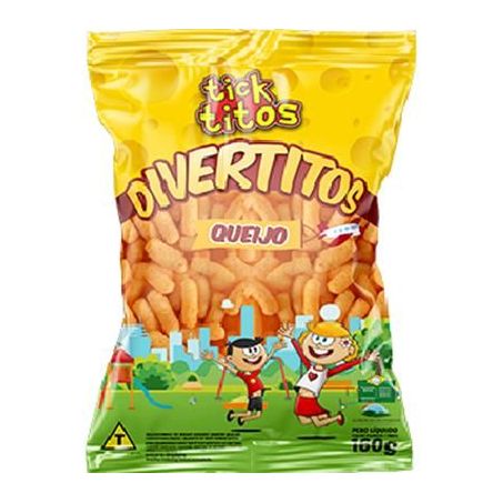Salgadinho Tick Titos 160g Queijo