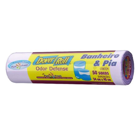 Saco Lixo Dover Roll Odor Defense Ban / Pia Rec 10L