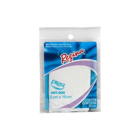 SACO PLAST REGINA HOT DOG C/ 20