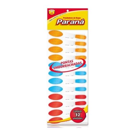 PRENDEDOR PARANA P/ROUPA PLASTICO C/12
