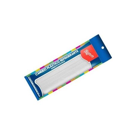 Canudo plastico regina branco c/80 un