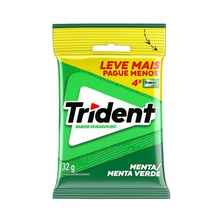 Chicle trident c 4un 8gr menta