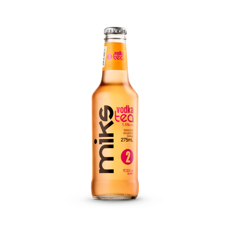 VODKA MIKES 275ML PÊSSEGO/CHÁ PRETO
