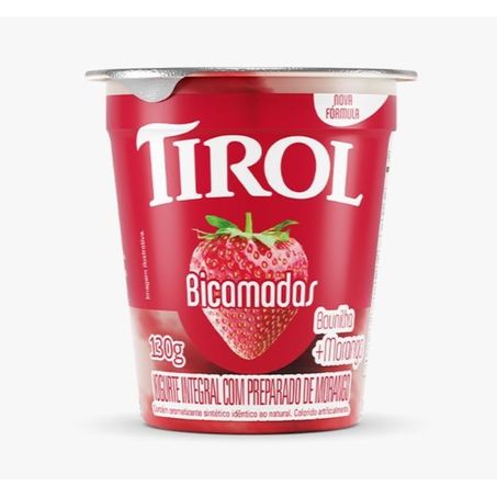 IOGURTE BAUNILHA C/MGO BICAMADAS TIROL 130G