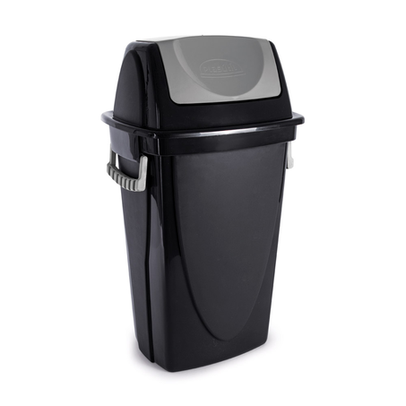 Lixeira Basculante Plasutil Eblack 28L