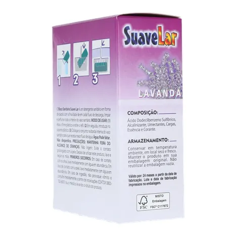 Bloco Sanitario Suave Lar Lavanda 35g 360-24