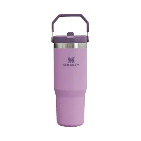 Garrafa térmica stanley tumbler flip lilac 887ml