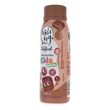Shake Nutritivo de Chocolate Vida Veg  Trustfuel Kids Growth 250G 360-3
