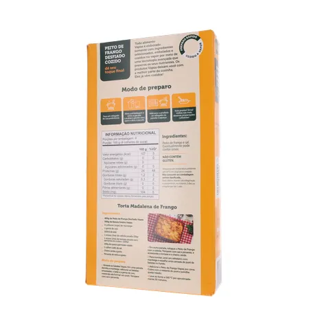 Peito de Frango Vapza Desfiado E Cozido Caixa 400G 360-20