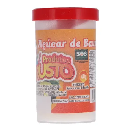 Açúcar baunilha brusto pote 40g 360-5