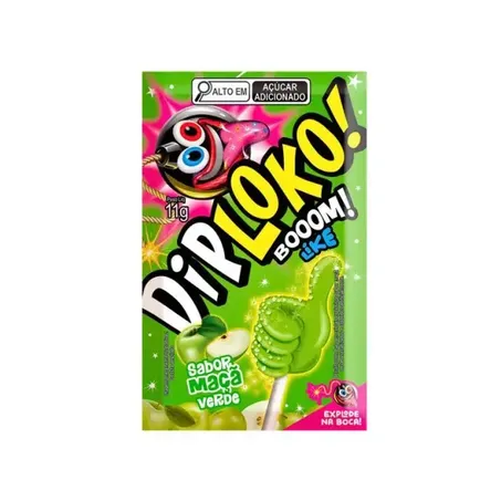 Pirulito diploko explosive maca verde 11
