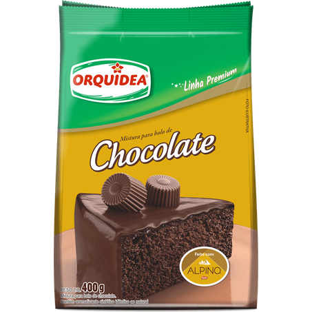 Mistura para bolo orquidea chocolate com alpino 300g