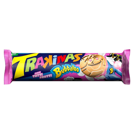 Biscoito Recheado Trakinas Tutti Frutt 126g