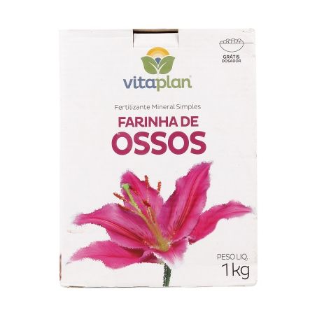 FERTILIZANTE VITAPLAN FARINHA DE OSSO 1KG