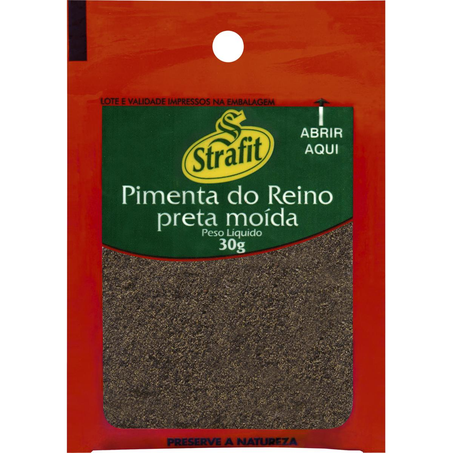 Pimenta-do-reino Strafit 30g - Moída