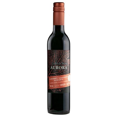 Vinho aurora colheita tardia tinto 500ml