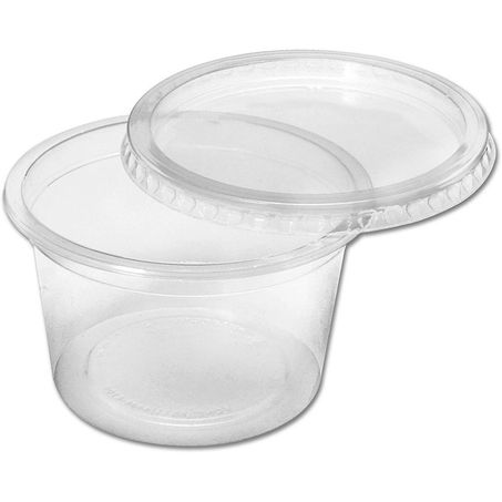 POTES E TAMPAS COPOBRAS C/25 TRANSP PP 250ML