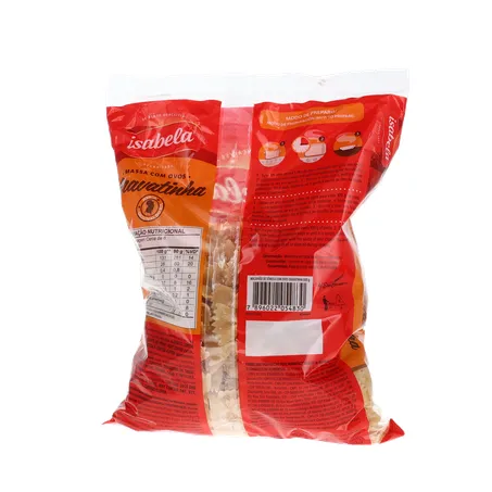 MASSA ISABELA C/OVOS GRAVATINHA 500G 360-19