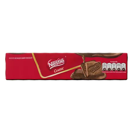 Biscoito nestlé recheado classic pacote 140g