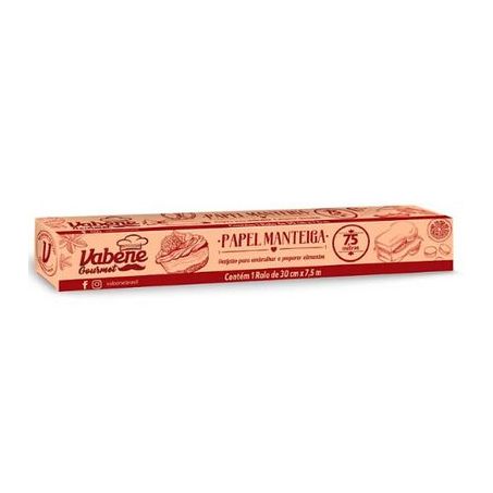 PAPEL MANTEIGA GOURMET 30CMX7,5M