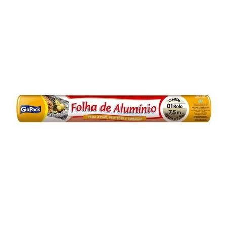 Papel aluminio giopack 45x7.5m