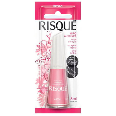 Esmalte Risqué Cremoso Astral Embalagem 8ML