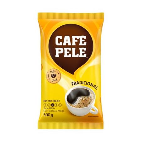 Café Pelé Torrado E Moído Tradicional Almofada 500G