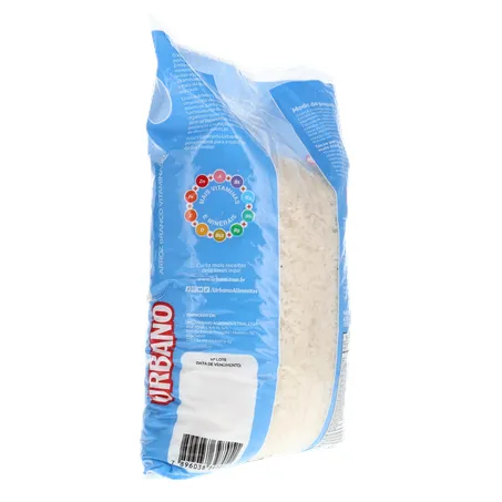 Arroz branco urbano vitaminado 1kg 360-13