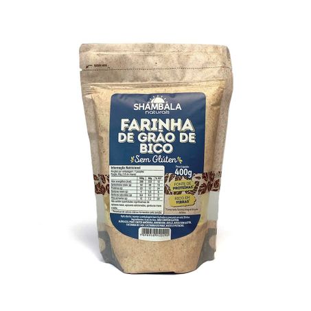 Farinha grao de bico shambala 400g