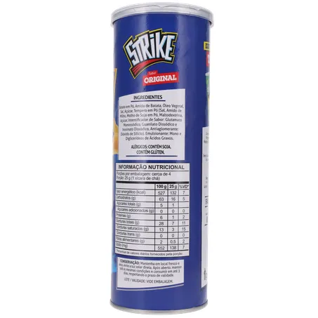 SALGADINHO BATATA STRIKE ORIGINAL POTE 90G 360-15