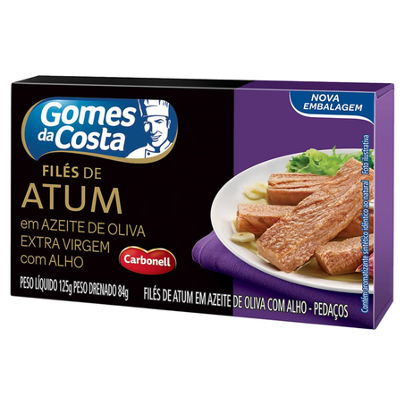 Filé de Atum Gomes da Costa 125g - Alho