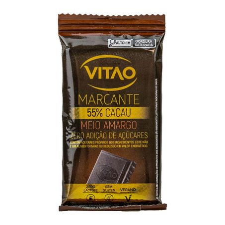 CHOCOLATE MEIO AMARGO 50% CACAU MARCANTE 22G
