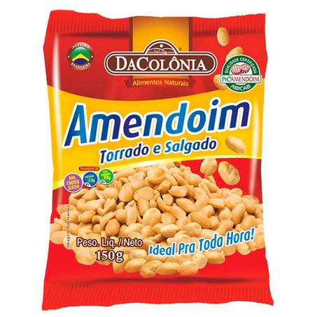 AMENDOIM LEV SAL DACOLONIA 150G