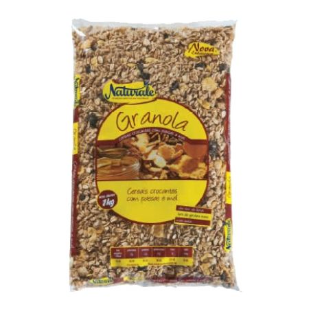 Naturale-granola 1kg cereais passas mel