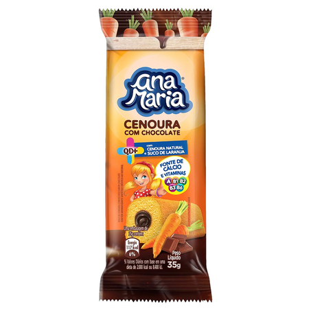 Bolinho Ana Maria 35g - Cenoura com Chocolate