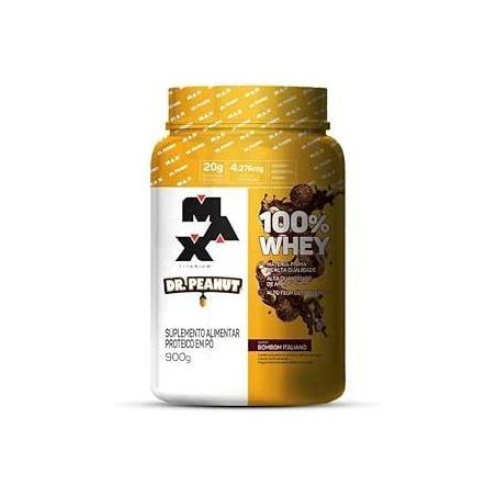 WHEY MAX 900G DR PEANUT 100% BOMBOM ITALIANO